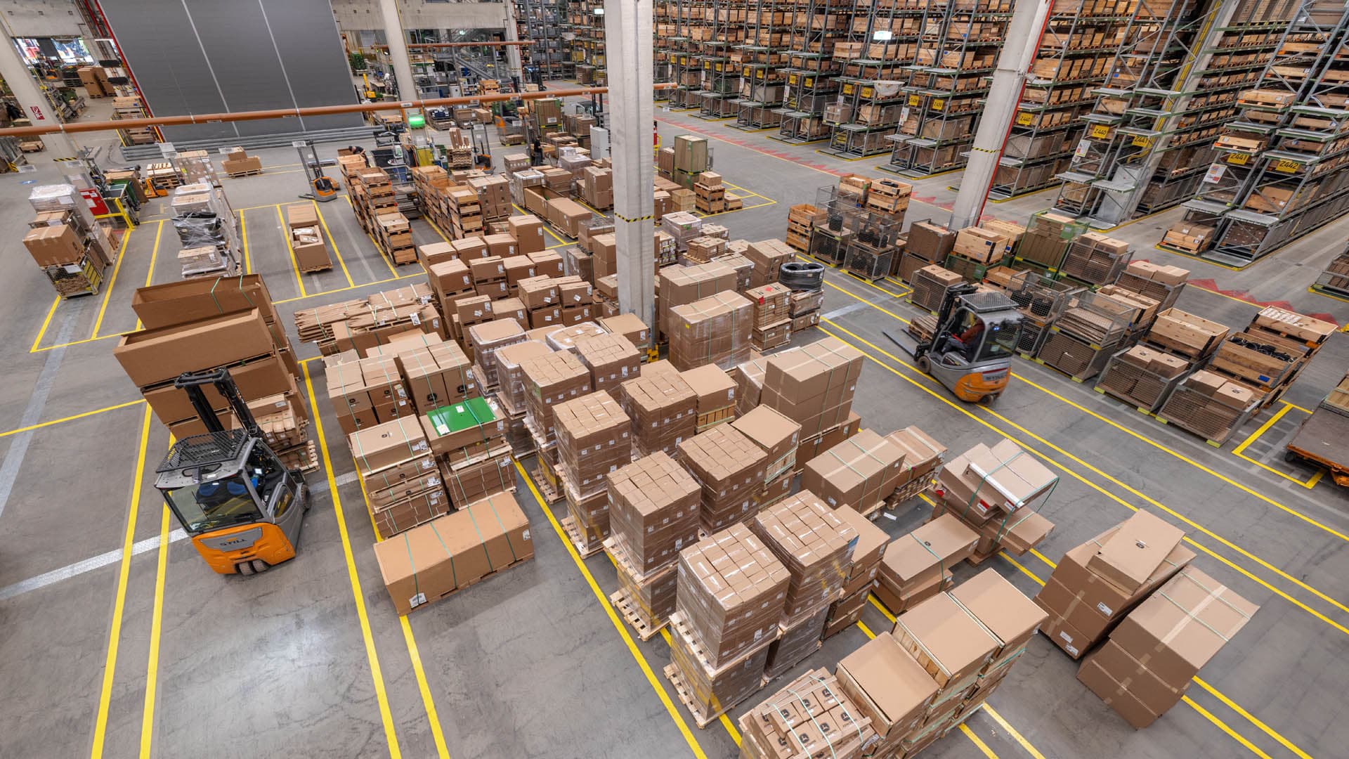 Warehouse background